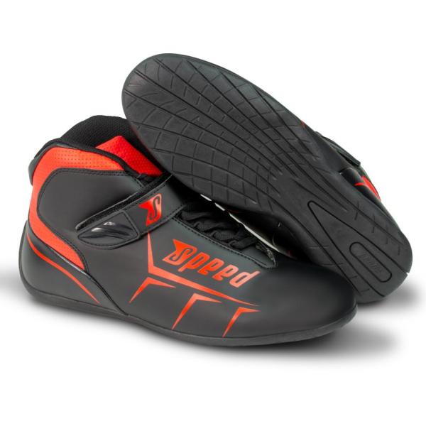 Kartschuhe ROME 2.0 | schwarz-rot | Gr. 44